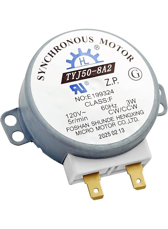 محرك قرص دوار للميكروويف TYJ50-8A2 قطعة واحدة، مناسب لميكروويف فريجيدير LFMV1645TF، بديل للأرقام 5304464113، WB26X32190، 4583637، AP6230595، PS12071283، EAP12071283، WB26X10176 - Image 1