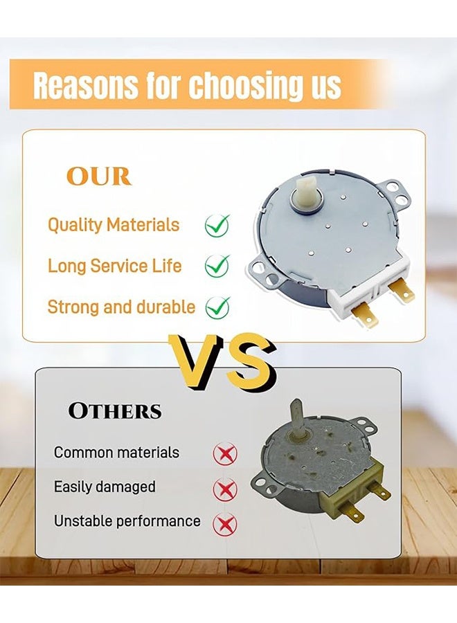 محرك قرص دوار للميكروويف TYJ50-8A2 قطعة واحدة، مناسب لميكروويف فريجيدير LFMV1645TF، بديل للأرقام 5304464113، WB26X32190، 4583637، AP6230595، PS12071283، EAP12071283، WB26X10176 - Image 4