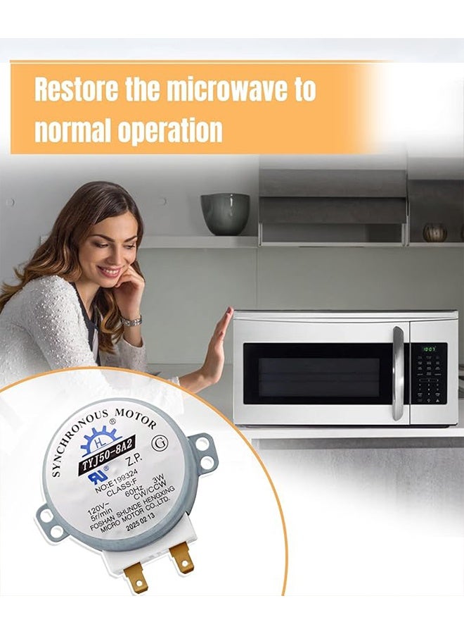 محرك قرص دوار للميكروويف TYJ50-8A2 قطعة واحدة، مناسب لميكروويف فريجيدير LFMV1645TF، بديل للأرقام 5304464113، WB26X32190، 4583637، AP6230595، PS12071283، EAP12071283، WB26X10176 - Image 5