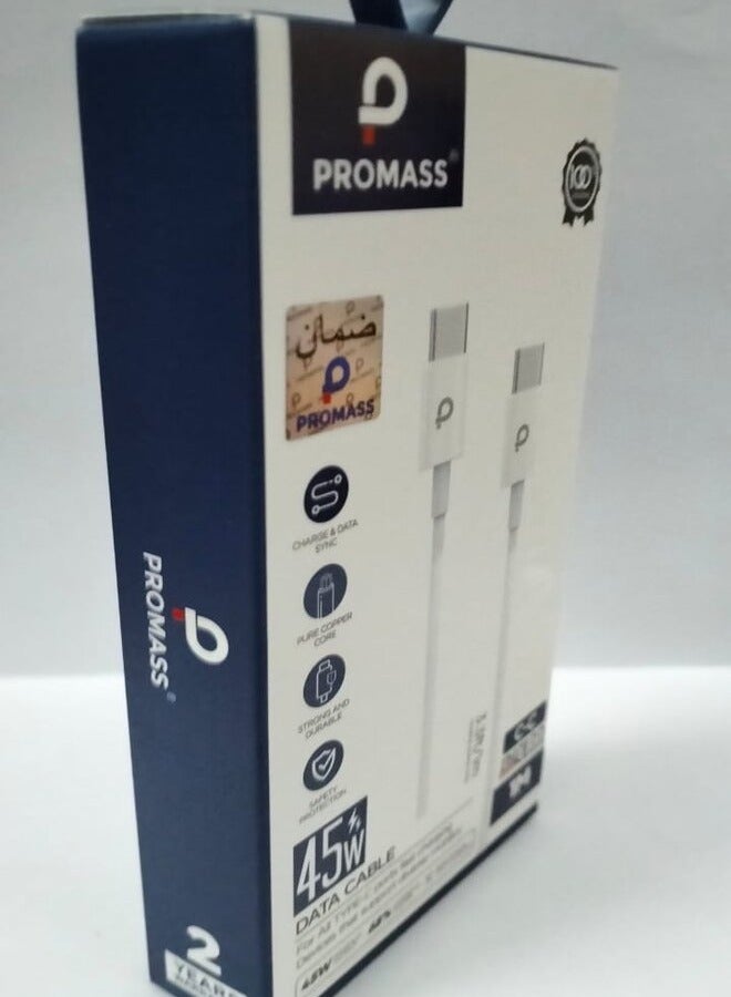 PROMASS For All Type-C To Type-C Port Fast Charging Cable. - Image 2