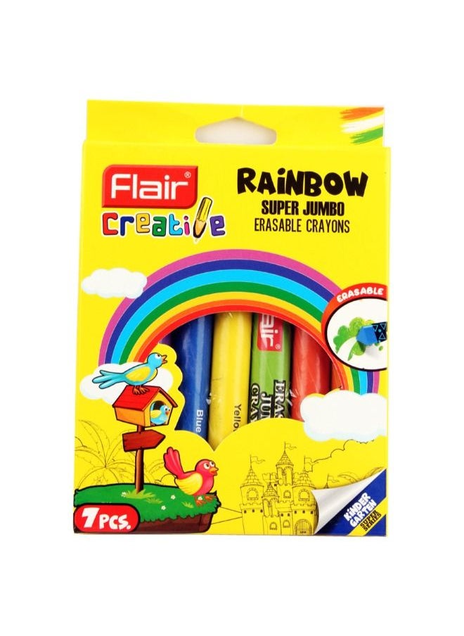 Flair - Super Jumbo erasable crayons 7pcs - model FA8038 - Image 1