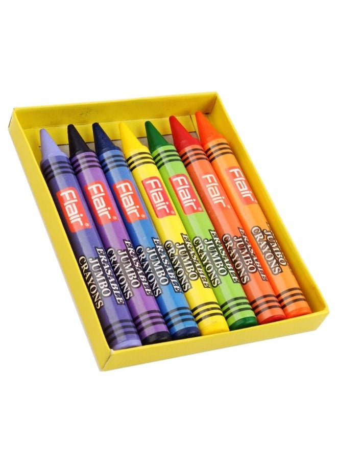 Flair - Super Jumbo erasable crayons 7pcs - model FA8038 - Image 1