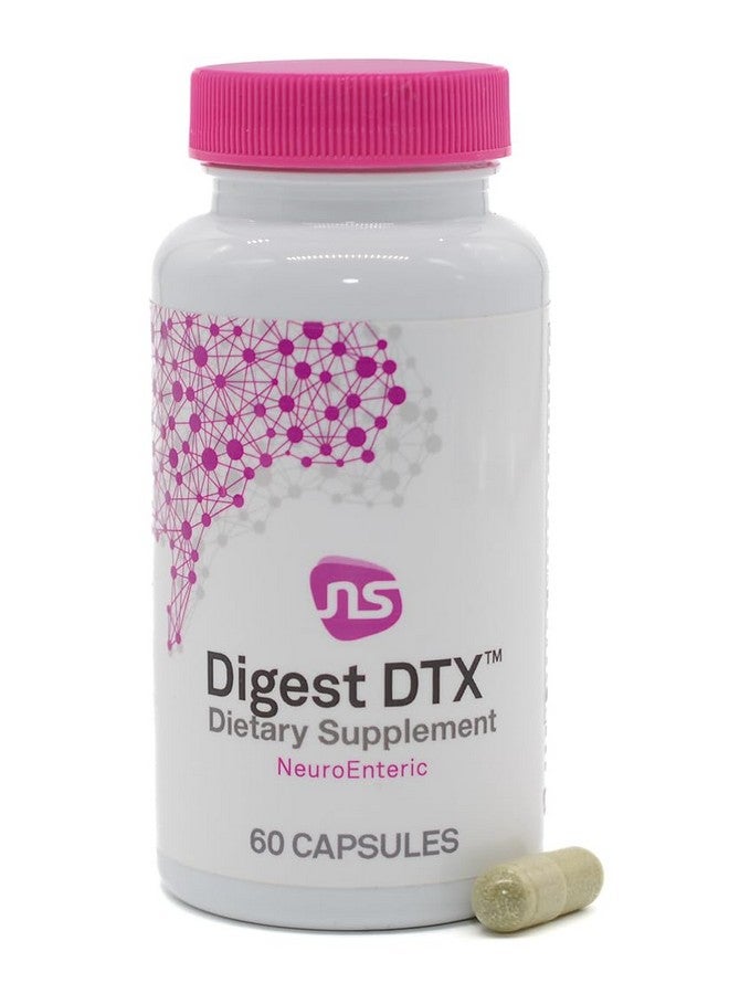 NeuroScience Digest DTX Gut Supplement with Digestive Enzymes for Men & Women + Apple Cider Vegar & Zinc Carnosine - Promote Healthy Gut Detox, Immune Support & Digestive Health (60 Capsules) - Image 1