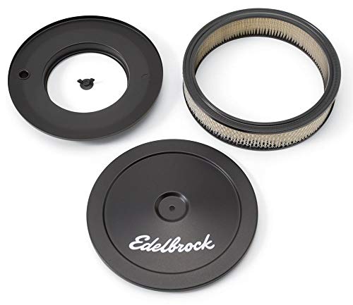 Edelbrock 1203 ProFlo Black 10 Round Air Cleaner with 2 Paper Element