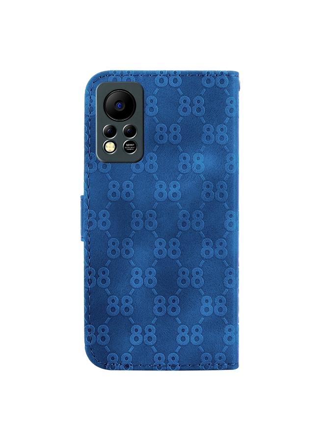 S-TOP Case For Infinix Hot 11s NFC / X6812B Double 8-shaped Embossed Leather Phone Case - Image 3