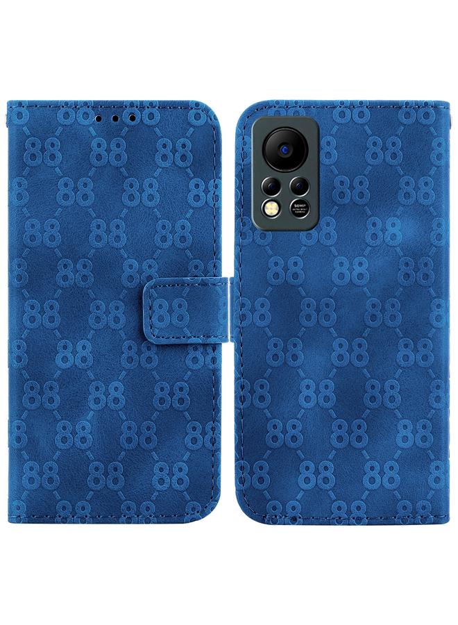 S-TOP Case For Infinix Hot 11s NFC / X6812B Double 8-shaped Embossed Leather Phone Case - Image 1