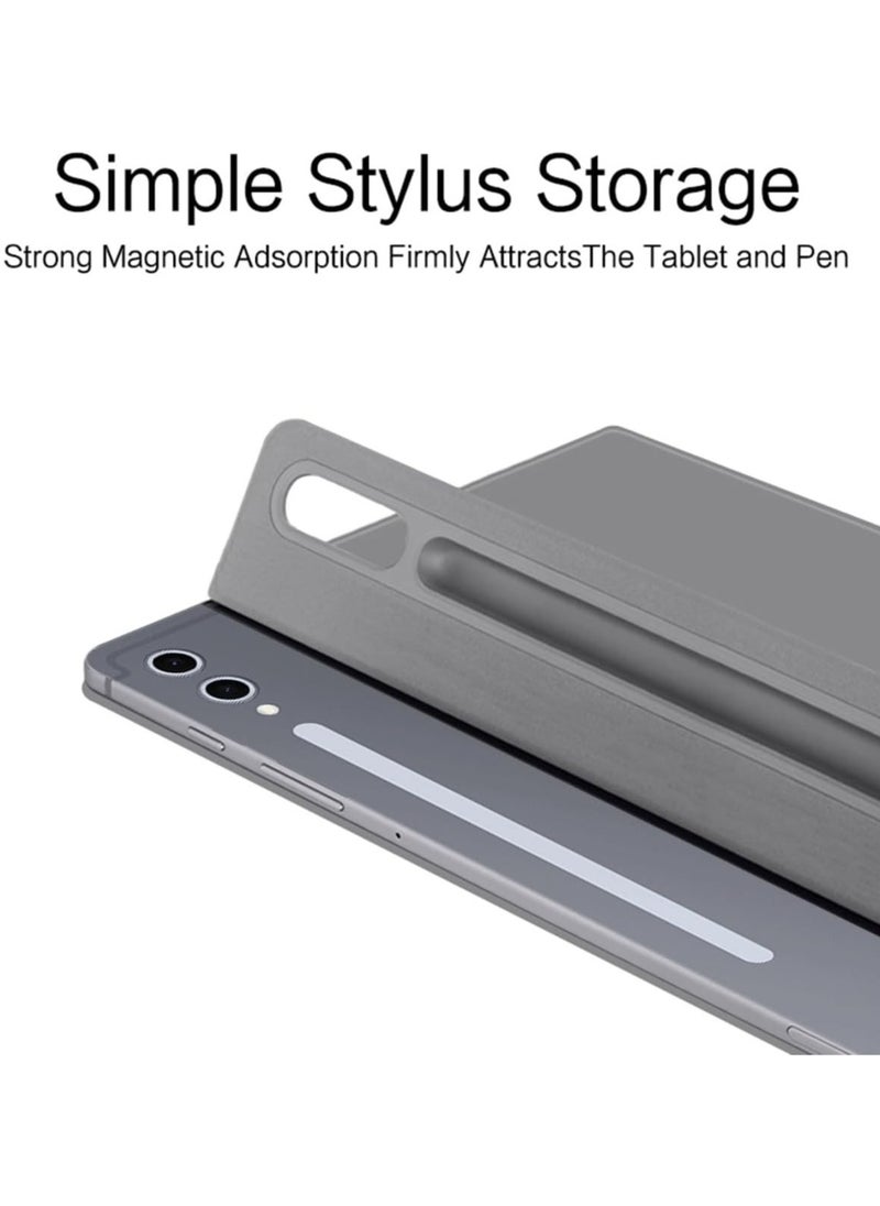 General - Magnetic Case Compatible with Samsung Galaxy Tab S10 Ultra 14.6 Inch (2024), with Folding Invisible Bracket and Built-in Magnetic, Automatic Wake-up/Sleep Cover Case - Image 1
