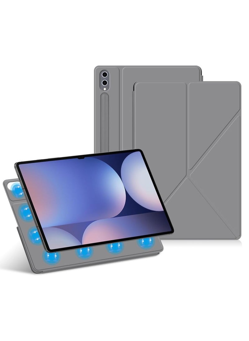 General - Magnetic Case Compatible with Samsung Galaxy Tab S10 Ultra 14.6 Inch (2024), with Folding Invisible Bracket and Built-in Magnetic, Automatic Wake-up/Sleep Cover Case - Image 1