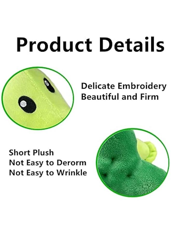 Generic - 3 PCS Plants and Zombies Peashooter Plush Pea Sets Zombies Toys PVZ Plushies 1 2 Stuffed Soft Doll Pea 3 New - Image 1