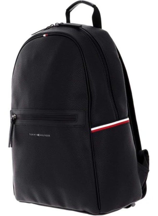 تومي هيلفيغر سبورت حقيبة ظهر أساسية للرجال من تومي هيلفيغر باللون الأسود مقاس واحد - Image 2