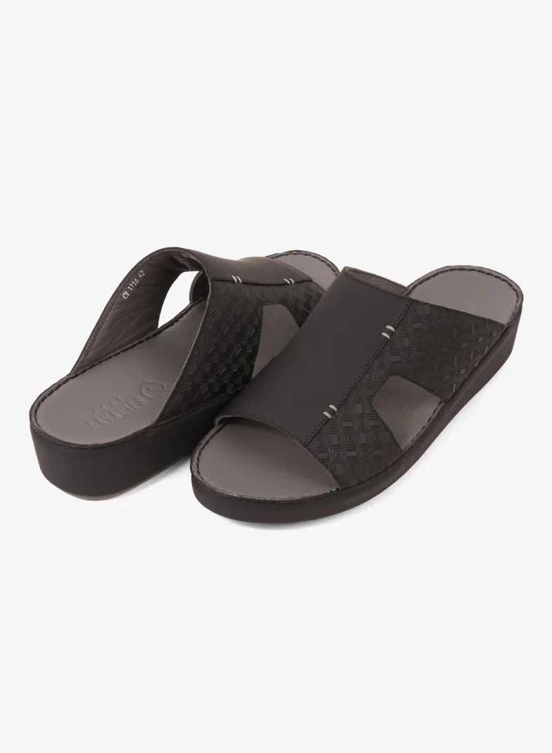 UOMO Cavalier UOMO CAVALIER MEN'S ELITE COMFORT ARABIC SANDALS BLACK