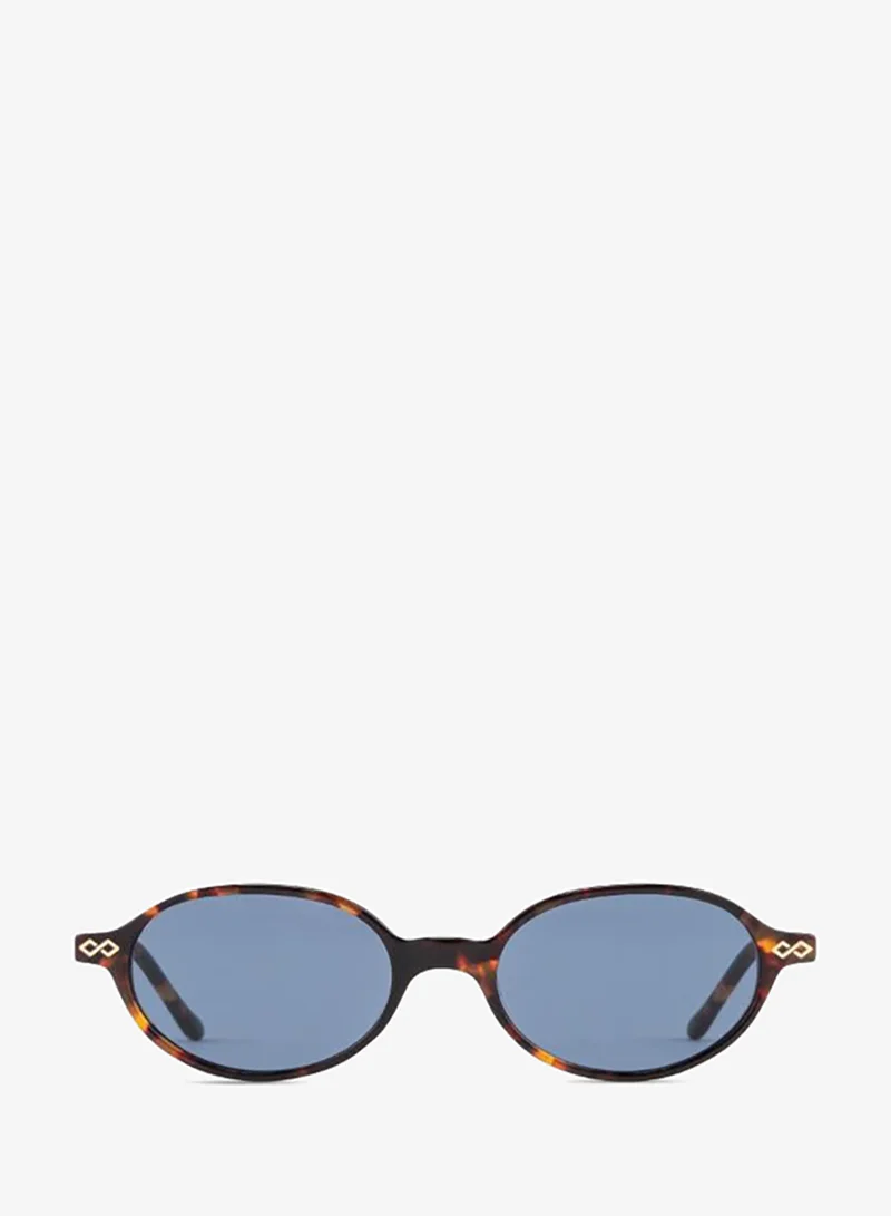 Karen Wazen Noor Oval Sunglasses