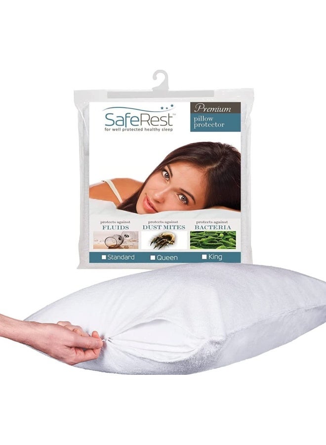 Saferest Premium Hypoallergenic Bed Bug Proof Zippered Water - Image 1