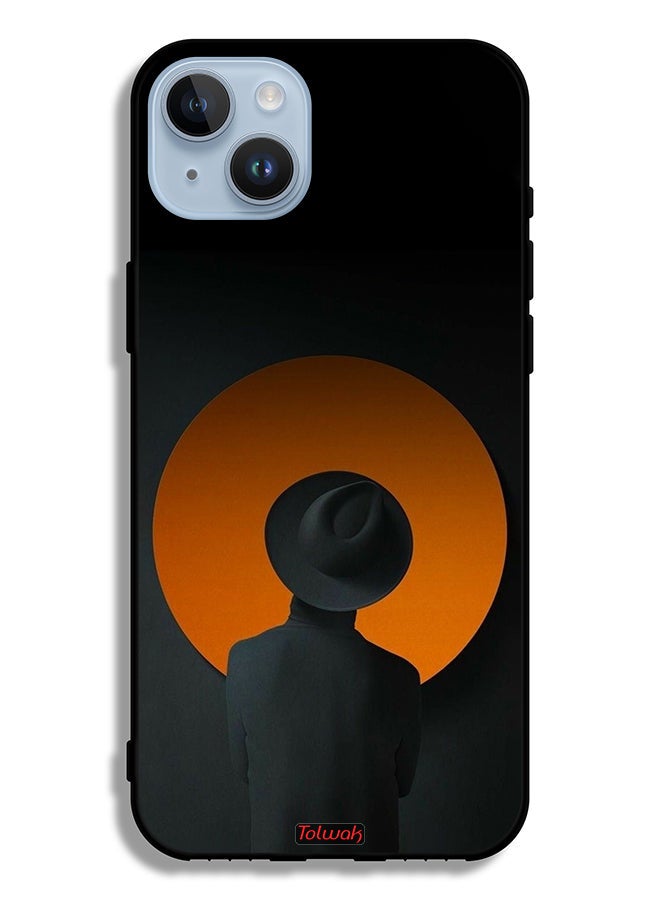 Tolwak Apple iPhone 14 Plus Protective Case Hat Boy Art - Image 2