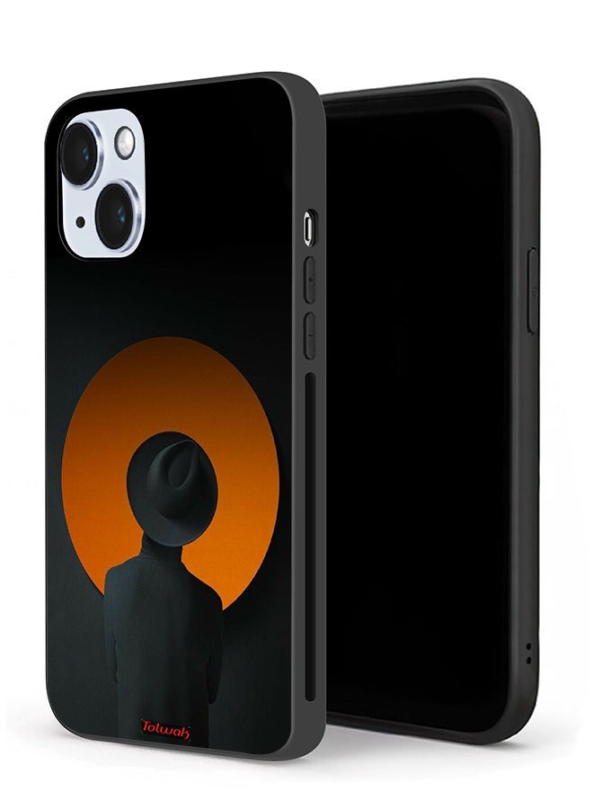 Tolwak Apple iPhone 14 Plus Protective Case Hat Boy Art - Image 1
