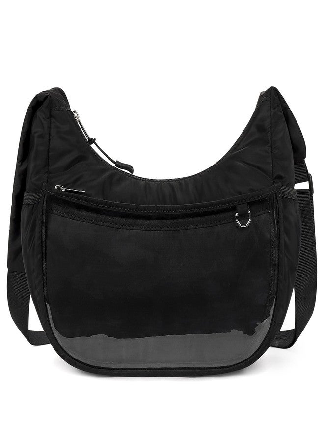 STEAMEDBUN Ita Shoulder Bag Crossbody with Insert Kawaii Pin Display Bag Cute Ita Purse for Cosplay Anime - Image 1