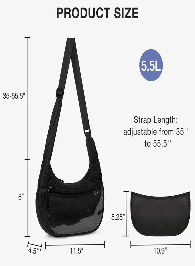 STEAMEDBUN Ita Shoulder Bag Crossbody with Insert Kawaii Pin Display Bag Cute Ita Purse for Cosplay Anime - Image 4