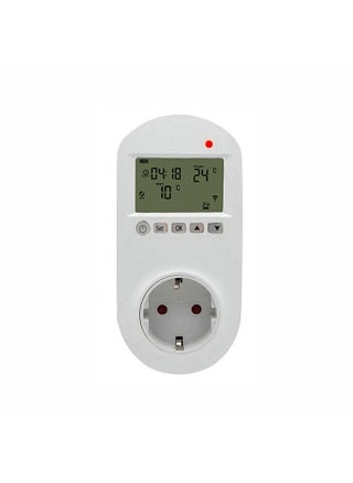 WiFi Plug-in Thermostat Smart Plug-In Programmable Thermostat Wireless Thermostat Outlet LCD Display Temperature Controller Smart Life APP Remotes Control - pzsku/ZDDF8C0EE09F8DFD57299Z/45/_/1669454331/24e5f302-1ebf-456a-91b8-792f4129481b