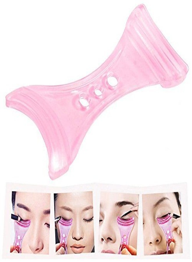 Gugzy Perfect shopping Eyeliner Guide Template Shaper Assistant Helper Tool Makeup (1, Pink) - Image 1