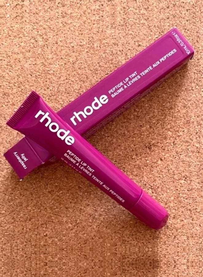 rhode Peptide Raspberry Jelly Lip Tint with Matching Summer Mobile Case for iPhone 15-16-17 Pro and Pro Max, Secure-Fit Silicone Case with Lip Gloss Holder, Stylish Packaging and Convenient Design for Easy Touch-Ups On the Go - Image 4