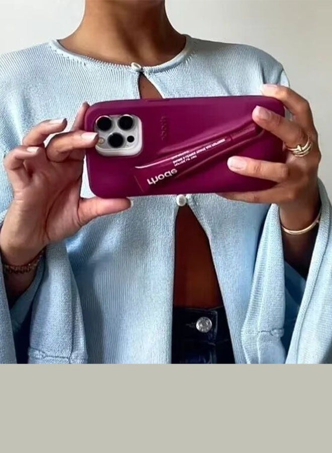 rhode Peptide Raspberry Jelly Lip Tint with Matching Summer Mobile Case for iPhone 15-16-17 Pro and Pro Max, Secure-Fit Silicone Case with Lip Gloss Holder, Stylish Packaging and Convenient Design for Easy Touch-Ups On the Go - Image 5