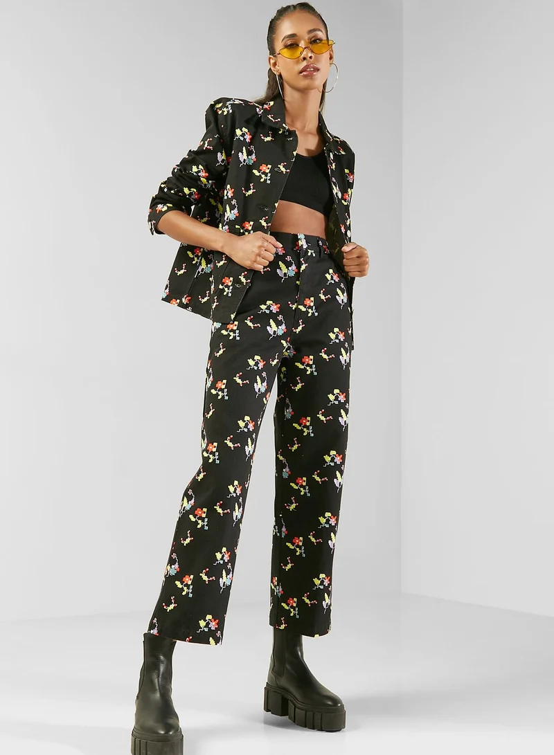 OBEY Floral Chore Jacket