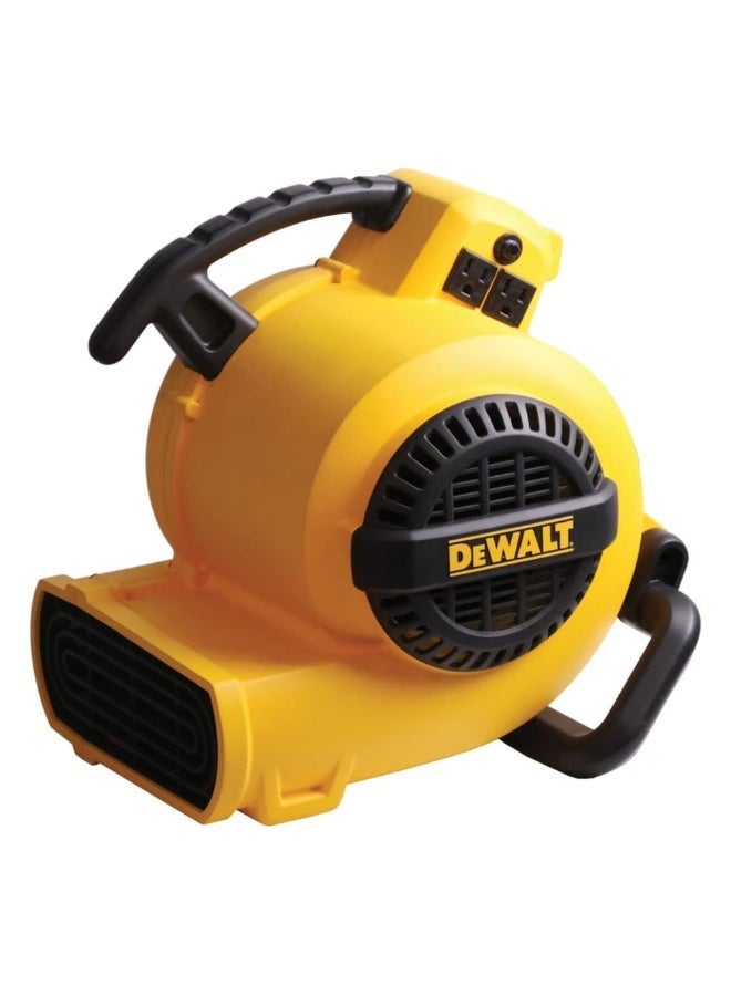 DEWALT Portable Air Mover, 130W Compact Carpet & Floor Dryer Blower, 3-Speed, 3 Angle Positions - Image 3