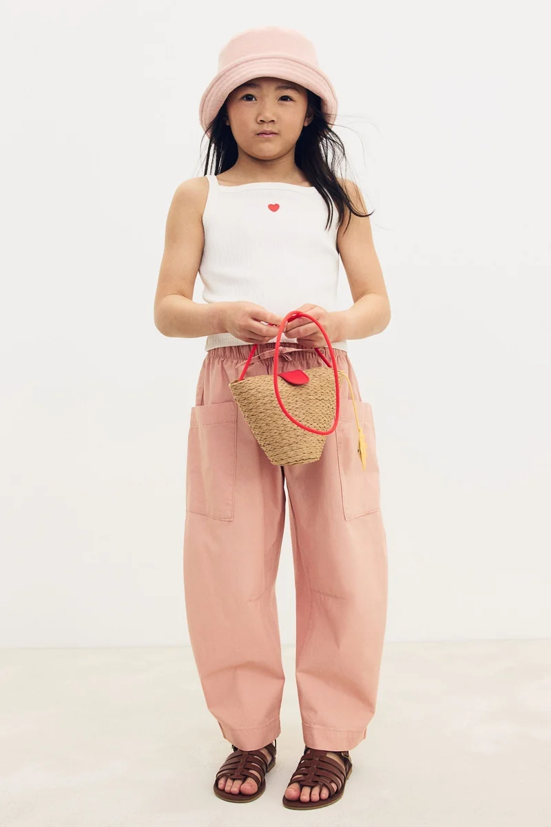 H&M Embroidery-detail strappy top