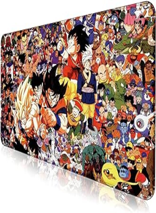 Gaming Mouse Pad GOKU - 70X30 CM - Stitched Edges Anti-slip rubber base - Optimized for all mouse sensitivities and sensors - speedy mouse movements