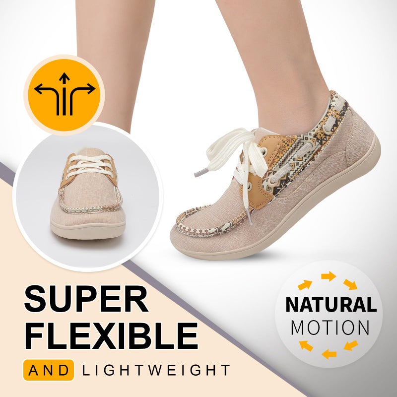 BARERUN Women's Minimalist Barefoot Low Zero Drop Shoes Female Sneakers Width Ladies Trail Running Workout Exercise Jogging Tennis Gym Cross Camping Trekking/Gum Beige Women Size 7.5 Wide Toe Box - Image 4