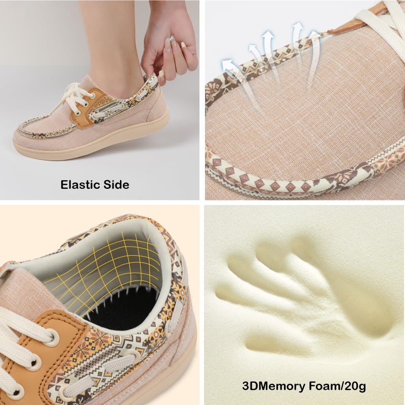 BARERUN Women's Minimalist Barefoot Low Zero Drop Shoes Female Sneakers Width Ladies Trail Running Workout Exercise Jogging Tennis Gym Cross Camping Trekking/Gum Beige Women Size 7.5 Wide Toe Box - Image 2