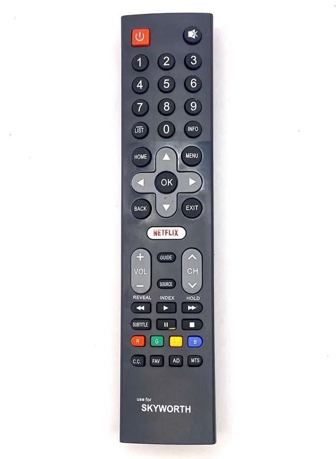 BURAQ Replacement Remote Controller For Skyworth LCD LED