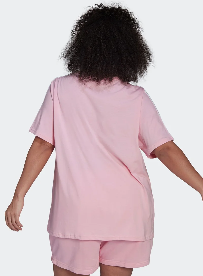 adidas تيشيرت بطباعة 3 خطوط