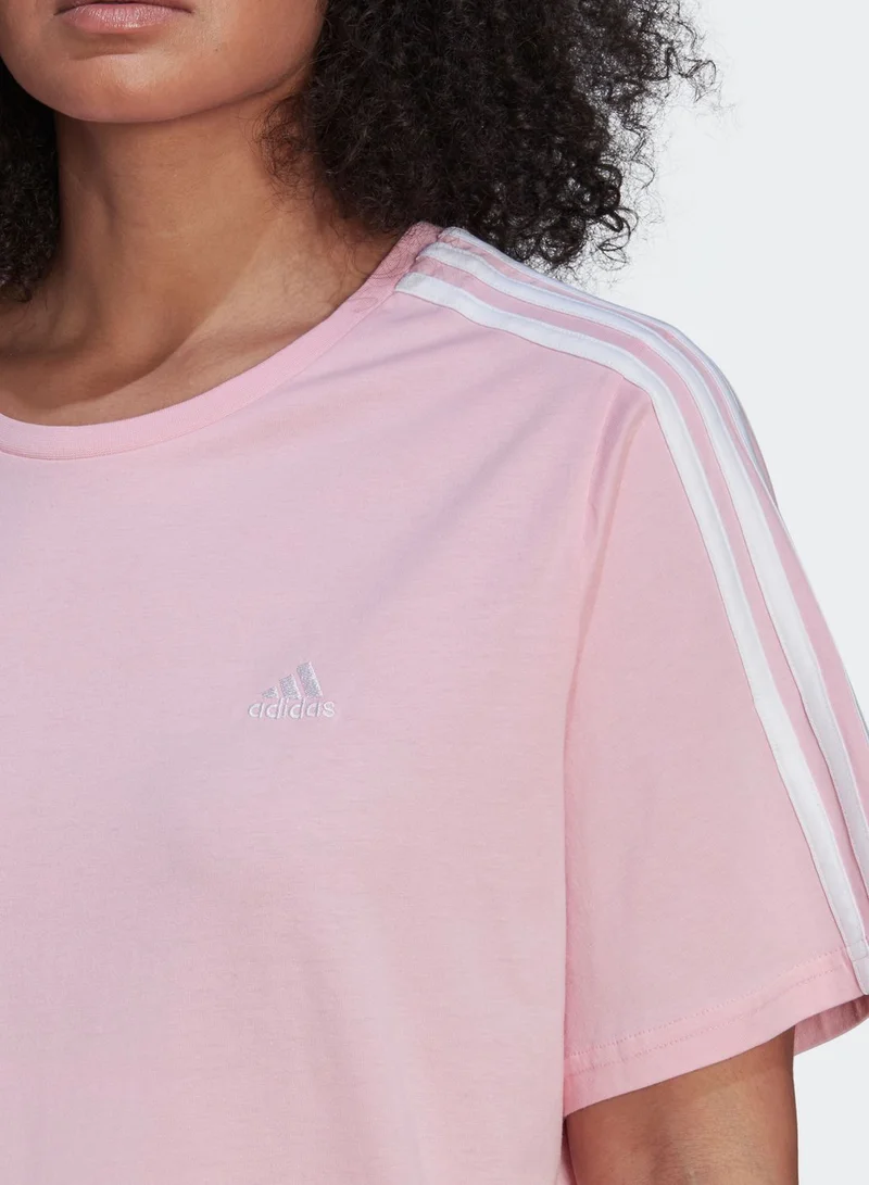 adidas تيشيرت بطباعة 3 خطوط