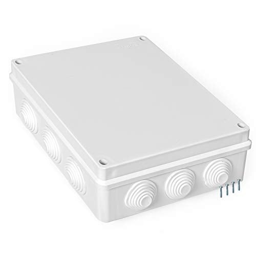 Iron Forge Cable Outdoor Electrical Junction Box - 10.2 x 8 x 3.2 Inch Dustproof Waterproof Electrical Box for Outdoor - Universal Enclosure Box - Image 1