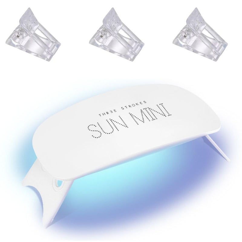 THR3E STROKES Poly Gel Nail Kit PolyGel with Slip Solution Mini U V Nail Light Poly Nail Gel Kit for Beginners with Everything Extension MINIMUM 180S TO DRY JADE KIT - Image 2
