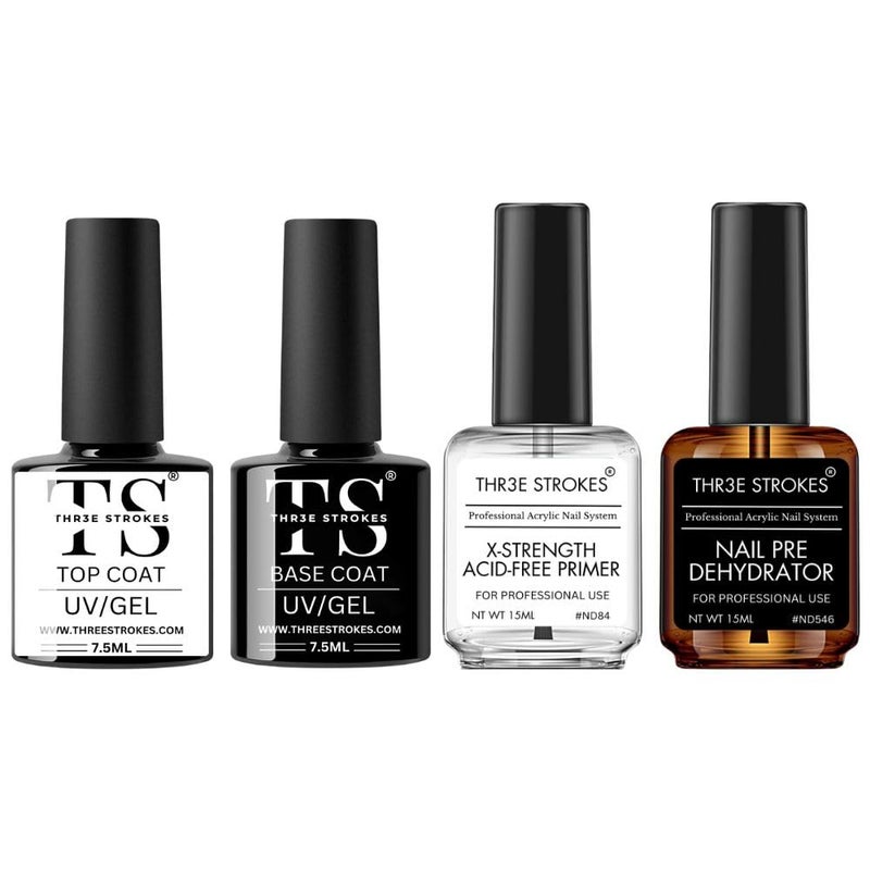 THR3E STROKES Poly Gel Nail Kit PolyGel with Slip Solution Mini U V Nail Light Poly Nail Gel Kit for Beginners with Everything Extension MINIMUM 180S TO DRY JADE KIT - Image 5