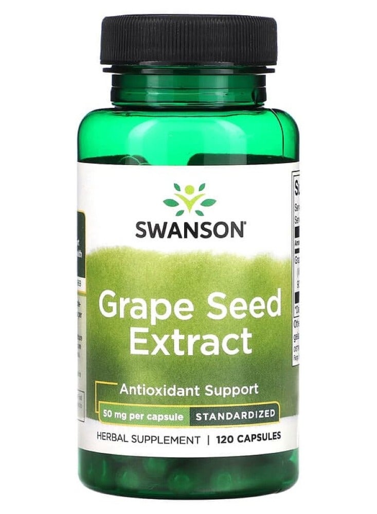 Swanson, Grape Seed Extract, 50 mg, 120 Capsules