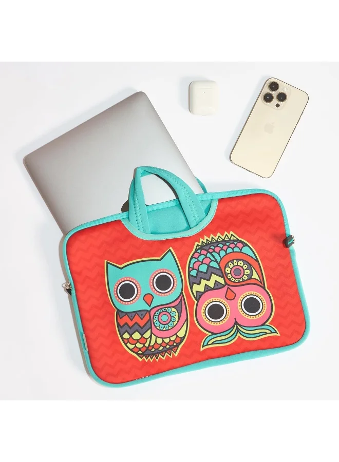 Chumbak Owls Of India Laptop Sleeve - 15.6”
