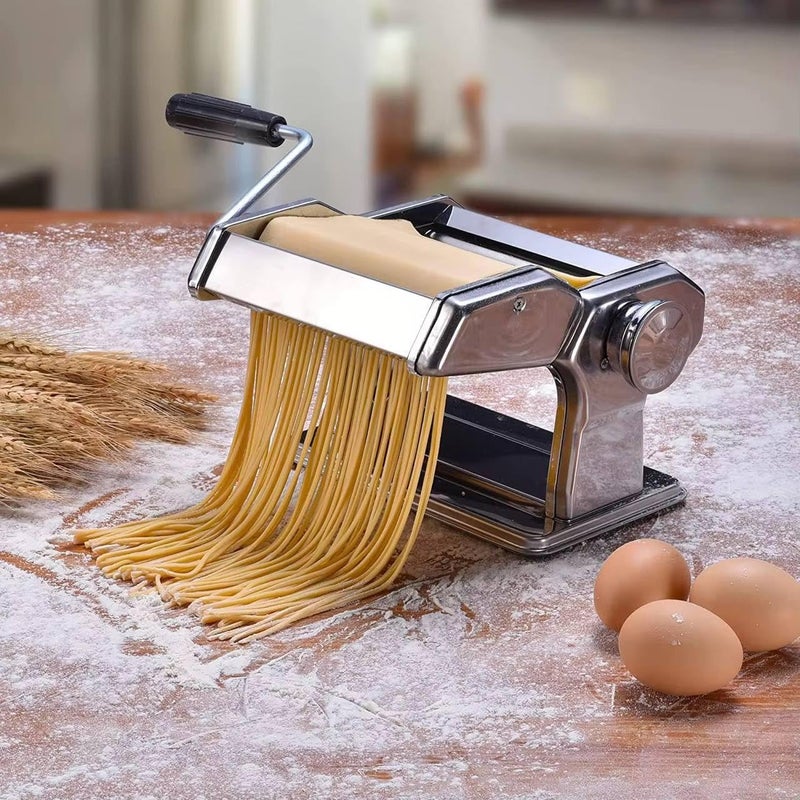 Generic Professional Pasta Maker Machine, Manual Noodle Roller, Italian Style Dough Press .sm - Image 1
