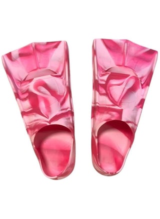 Silicone Duck Fins for Swimmers and Divers - Pink - Size 35-40