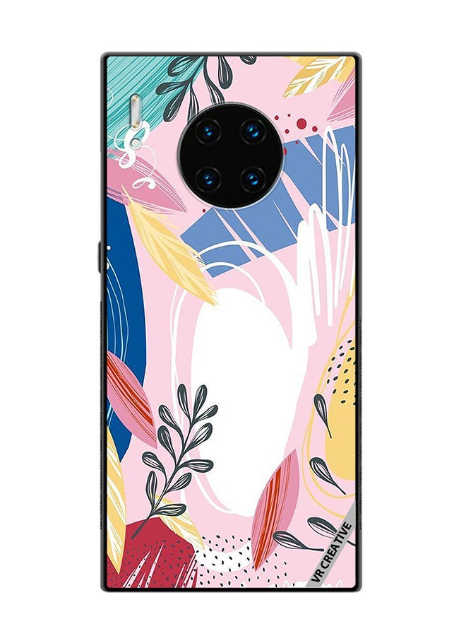 VR CREATIVE Protective Case Cover For Huawei Mate 30 Pro Flower Design Multicolour - Image 1