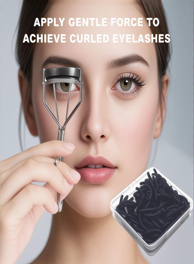 AETUXU 80Pack Fit for Shiseido Eyelash Curler Refill Pads,High Elasticity Silicone Replacement Pad Compatible with Shiseido Eyelash Curle,Gentle & Safe,Use with Eye Lash Curler - Image 3
