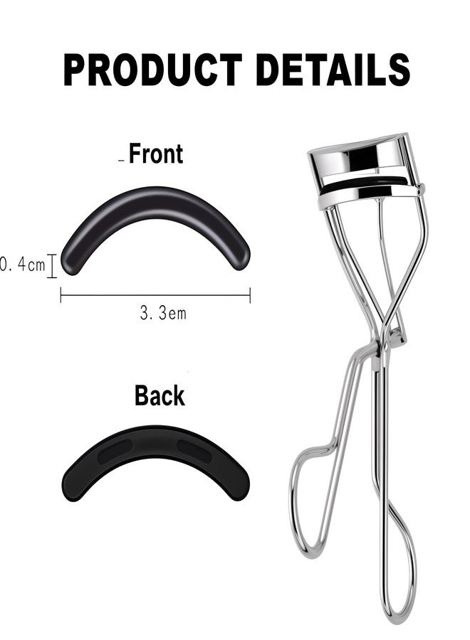 AETUXU 80Pack Fit for Shiseido Eyelash Curler Refill Pads,High Elasticity Silicone Replacement Pad Compatible with Shiseido Eyelash Curle,Gentle & Safe,Use with Eye Lash Curler - Image 4