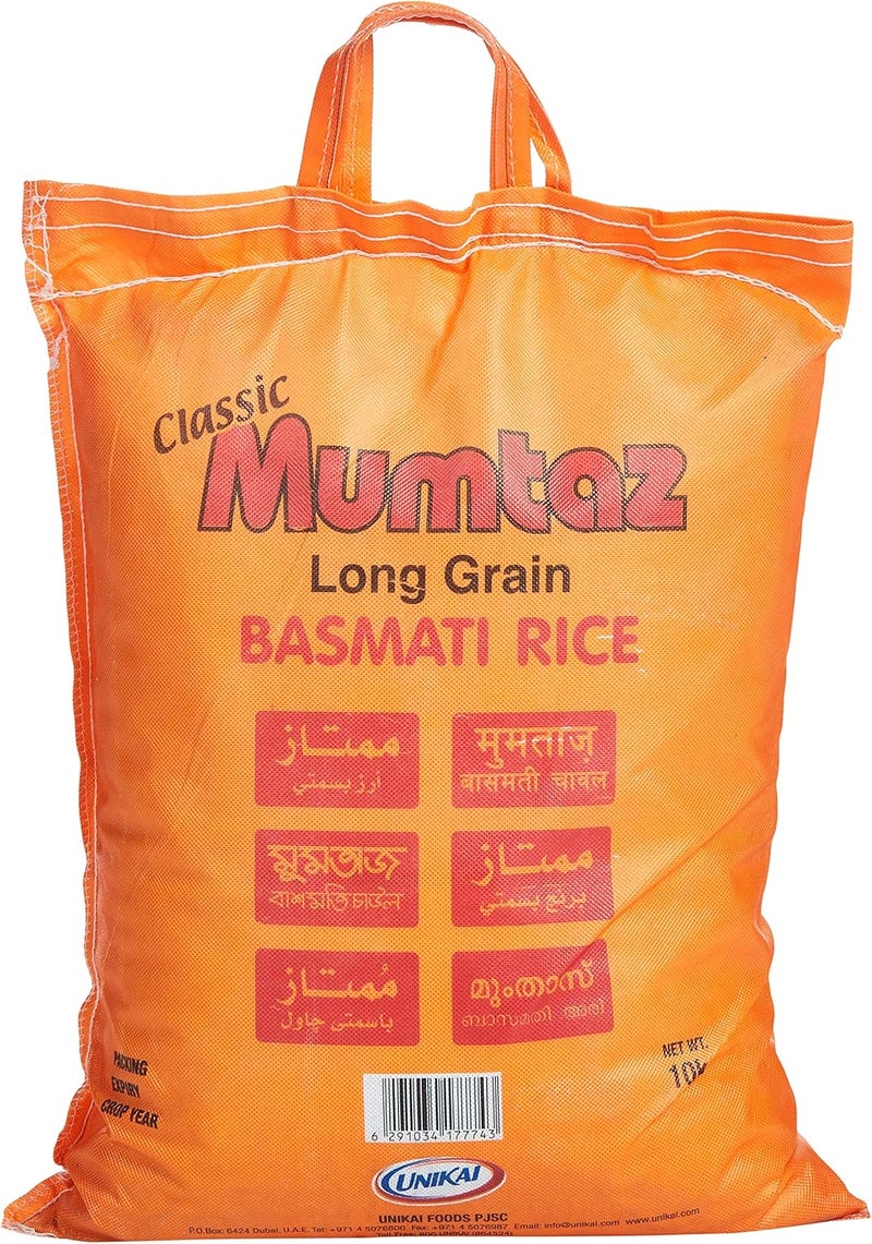 Mumtaz Long Grain Basmati Rice - 10 Kg - Image 1