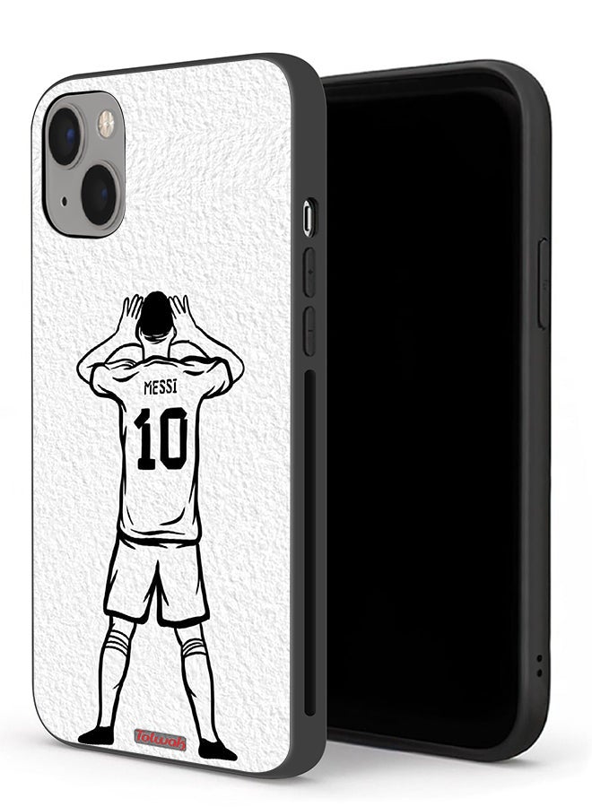 Tolwak Apple iPhone 13 mini Protective Case Messi Sketch - Image 1