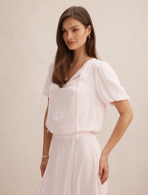 Forever New  Jordan Bubble Hem Top for Women | Best Price UAE