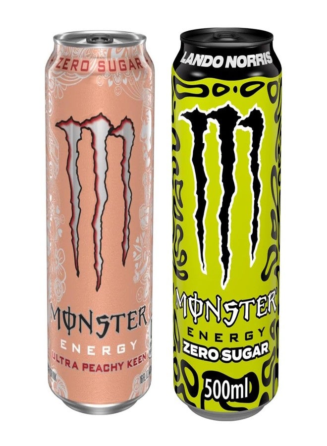SFU E Com Monster Energy Ultra Peachy Keen & Monster Energy Lando Norris Zero Sugar | 2 x 500ml | Imported - Image 1