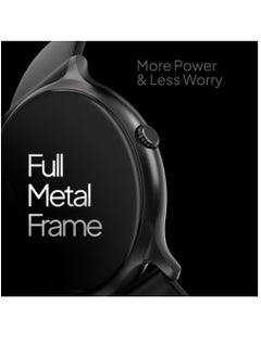 Zoom Plus Bluetooth Calling Round Dial Full Touch Multi-Function Smartwatch For Men & Women Black  - Image 5