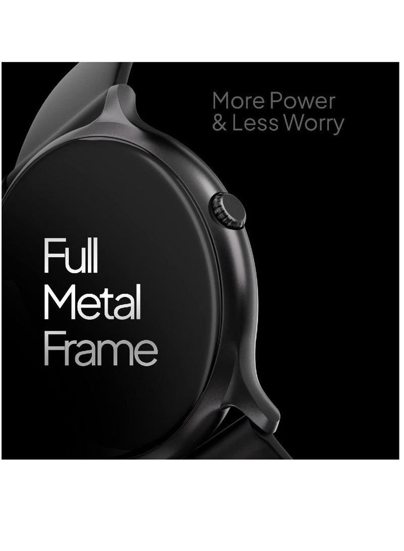 Zoom Plus Bluetooth Calling Round Dial Full Touch Multi-Function Smartwatch For Men & Women Black - Image 5